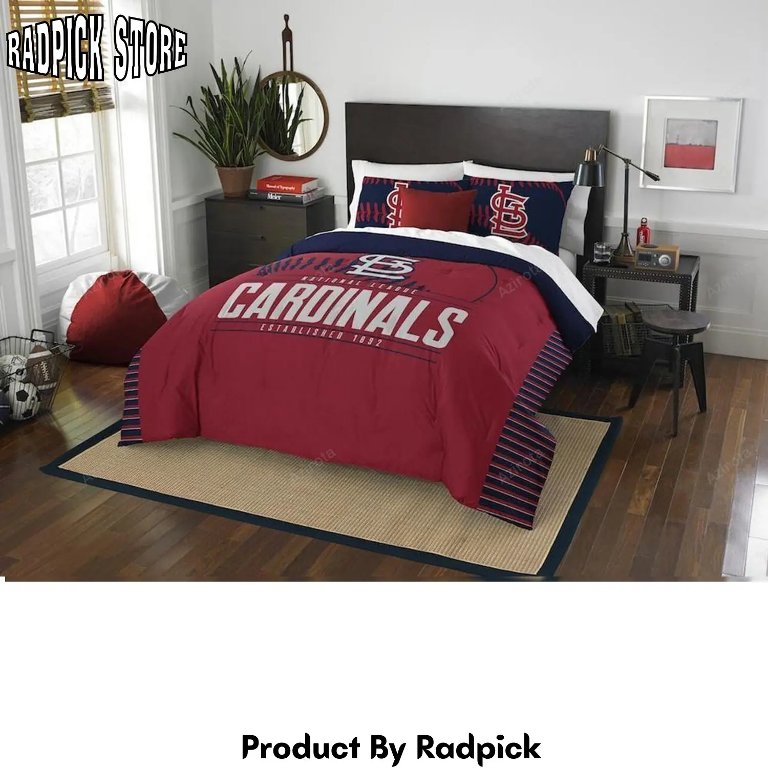 Radpick st louis cardinals bedding set v4 rp3272023